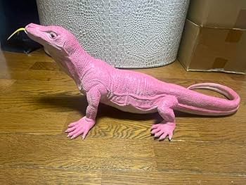 Amazon.co.jp: 1989年品 ピンク 巨大イグアナ 特大フィギュア